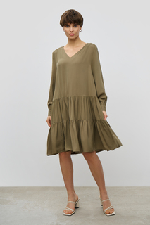 Платье женское Baon B4523009 хаки M