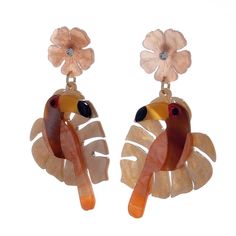 Серьги из бижутерного сплава с swarovski Moon Paris ML-23.03-014