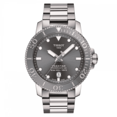 Наручные часы мужские Tissot SEASTAR 1000 POWERMATIC 80 серебристые