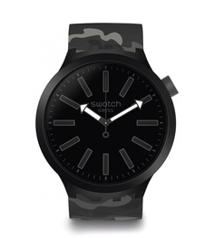 Наручные часы унисекс Swatch BBNYTE PAY! черные
