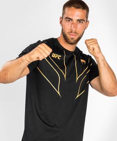 Футболка мужская Venum Fight Night UFC Venum Fight Night 2.0 Replica золотистая XXL