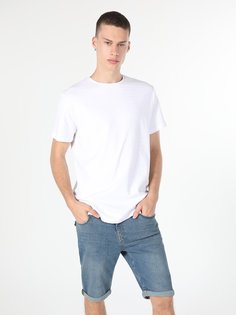 Футболка мужская Colins CL1058847_Q1.V1 белая M Colins