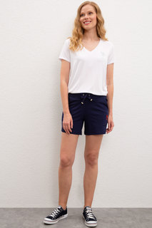 Шорты женские U.S. POLO Assn. G082SZ0OS0OTIH синие M