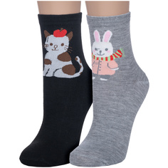 Комплект носков женских Hobby Line 2-282-03 разноцветных 36-40