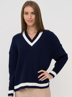 Пуловер женский VAY 5222-41157 синий 54 RU