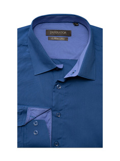 Рубашка мужская Imperator Indigo-33 sl. синяя 42/178-186