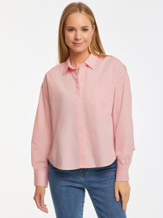 Рубашка женская oodji 13K11033-2 розовая 42 EU