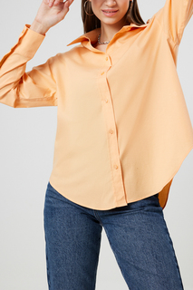 Рубашка женская Loft LF2031425 оранжевая S