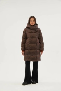 Куртка женская Maritta 28-3026-50 коричневая 44 EU