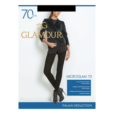 Колготки женские Glamour черные 4