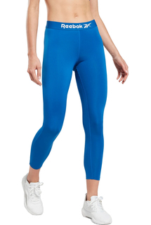 Спортивные леггинсы женские Reebok Wor Commercial Tight синие XL