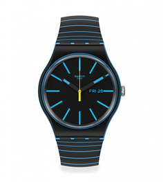 Наручные часы унисекс Swatch GLOW THAT WAY черные