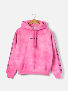 Свитшот Champion для женщин, розовый, белый, L, 114755, 1 шт.