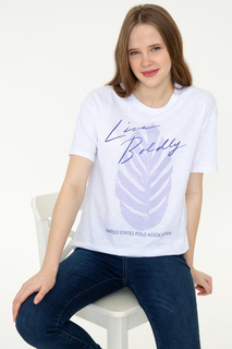 Футболка женская U.S. POLO Assn. g082gl0110gilive белая XS