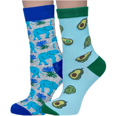 Комплект носков унисекс Hobby Line 2-80153 разноцветных 36-40