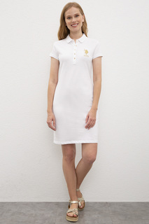 Платье женское U.S. POLO Assn. g082sz0750mts02220-075 белое 2XS