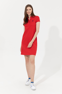 Платье женское U.S. POLO Assn. g082gl0750gurlin21 красное XS