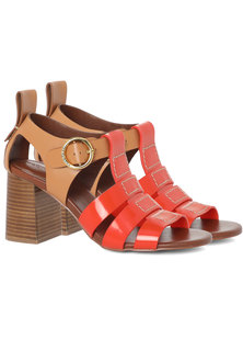 Босоножки женские See by Chloe 140788 коричневые 37.5 RU