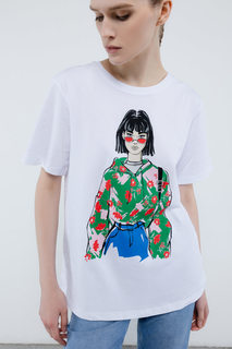 Футболка женская Incity 1.1.1.23.01.03.01731 белая L