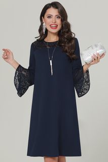 Платье женское DSTrend Искусство обольщать синее 44