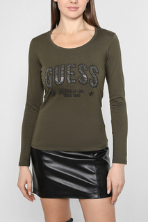 Лонгслив женский Guess Jeans W2BI40 I3Z13 зеленый M