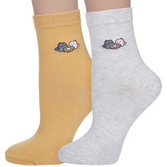 Комплект носков женских Hobby Line 2-334 разноцветных 36-40