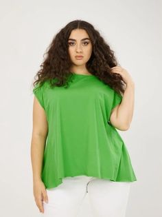 Блуза женская MAT fashion Plus size_1066 зеленая M