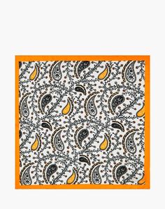 Платок женский Mascotte 28621-6260660_1 оранжевый, 53х53 см