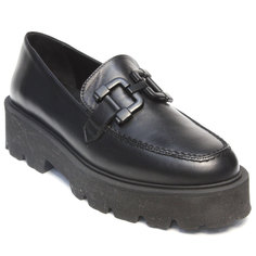 Лоферы женские Airbox 133385 черные 36 RU