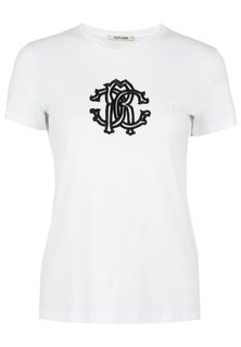 Футболка женская ROBERTO CAVALLI ф2 белая 40