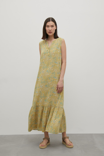 Платье женское Finn Flare FSD110213 желтое L