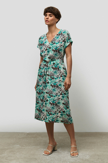 Платье женское Baon B4522087 зеленое 2XL