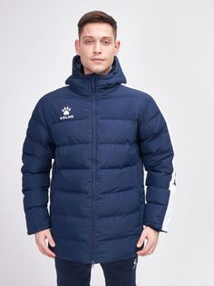 Куртка мужская KELME 3881405 синяя 68 RU