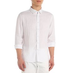 Рубашка мужская Maison David ML2120 белая 3XL