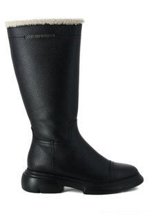 Сапоги женские Emporio Armani 134350 черные 39 EU