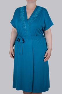 Халат женский Литвин 0325 синий 3XL