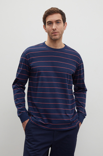 Лонгслив мужской Finn Flare FBD210134 синий 2XL