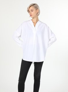 Блуза женская Colins CL1059741_Q1.V1_WHT белая L