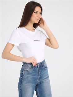 Футболка женская Апрель 1ЖДФК3792001 белая 84/164