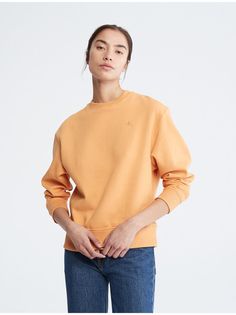 Свитшот женский Calvin Klein SP4058971 оранжевый М