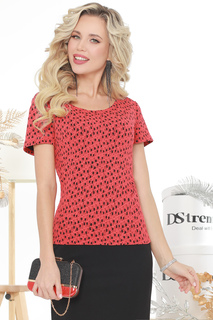 Блуза женская DSTrend Доминика красная 54