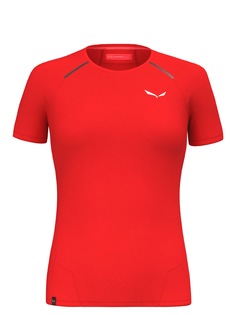 Футболка женская Salewa Pedroc Dry W Hyb T-Shirt красная 40