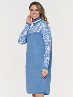 Платье женское VAY 5232-2494 голубое 52-54 RU
