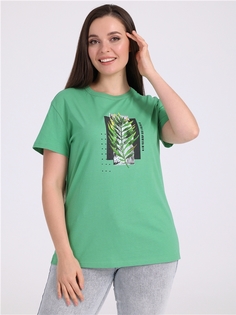 Футболка женская Апрель 1ЖДФК4261001 зеленая 120/164
