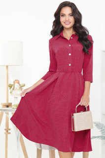 Платье женское DSTrend Прямо в точку красное 50