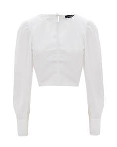 Блуза женская Incity 1.1.1.22.01.04.02057 белая 2XS