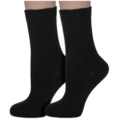 Комплект носков женских Hobby Line 2-6199 черных 36-40