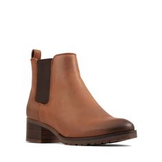 Полусапоги женские Clarks Mila Top 26151640 коричневые 37 EU