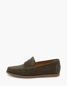 Лоферы мужские Mascotte 128-313521 хаки 40 RU