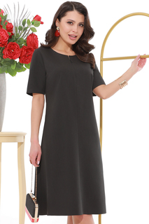 Платье женское DSTrend Классика вкуса черное 46 RU